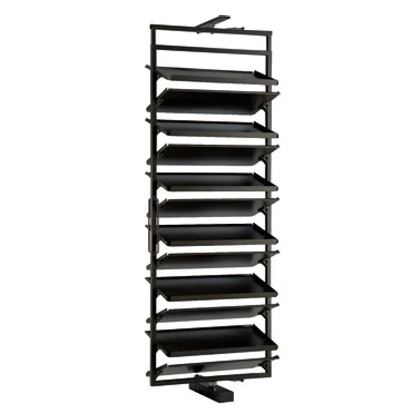Hafele Rotating Shoe Rack Black