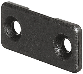 Hafele Securing Plate Plastic Black