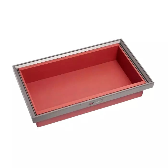 Hettich Leather Storage Basket - Deep Wardrobe Organizer