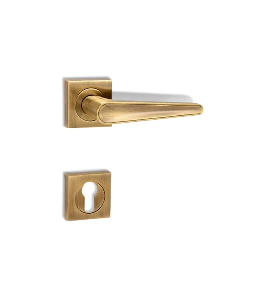 Godrej NEH19 200mm Door Handle Set 2C - Satin Steel
