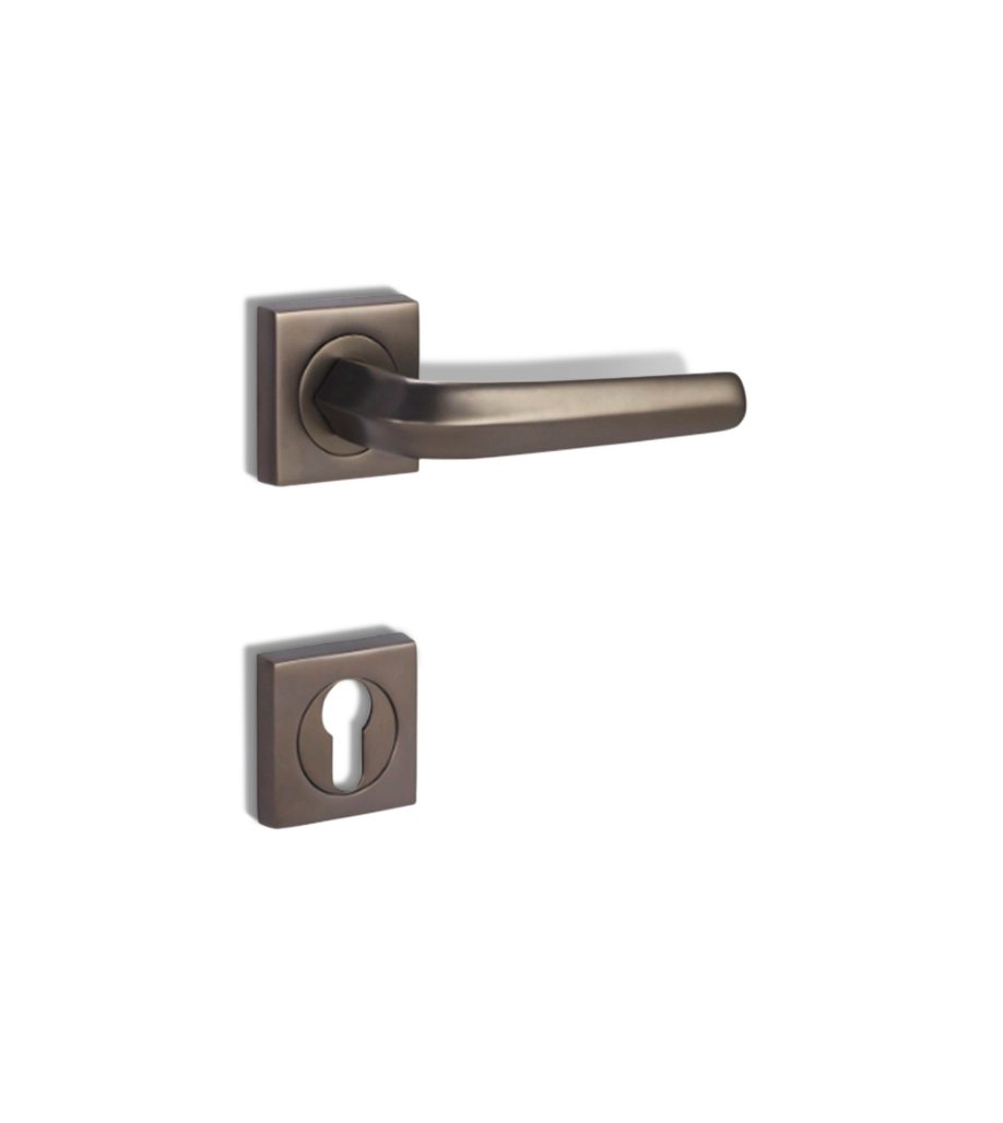 Godrej NEH20 200mm Handle & Lock Combo Satin Steel