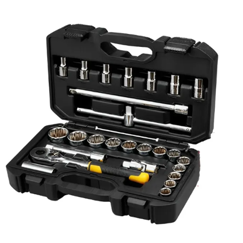 Stanley 26-Pc 1/2" Pear Head Ratchet Set (Metric)