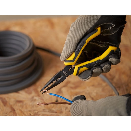 Stanley 150mm Dynagrip Long Nose Plier