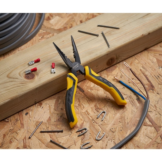 Stanley 150mm Dynagrip Long Nose Plier