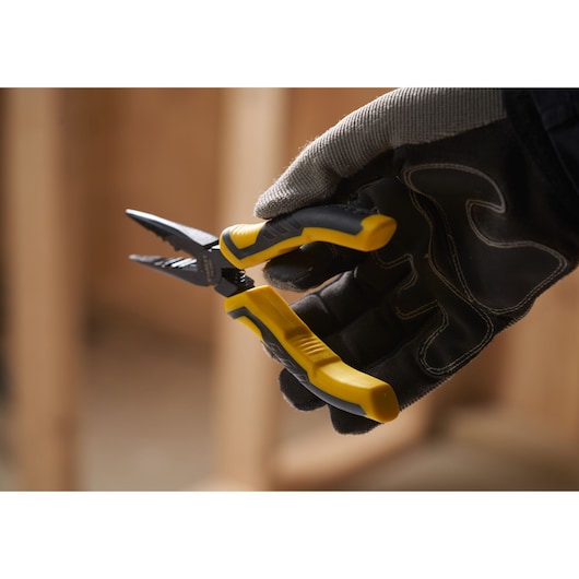 Stanley 150mm Dynagrip Long Nose Plier