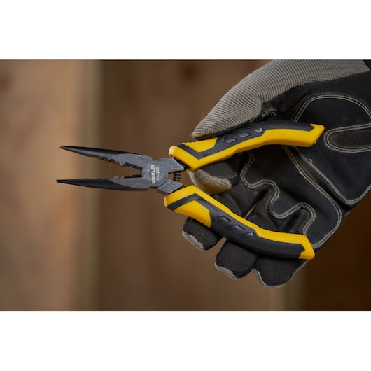 Stanley 150mm Dynagrip Long Nose Plier