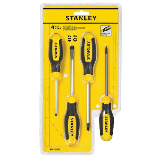 Stanley 4pc Screwdriver Set - Tools Warehouse