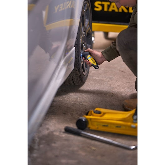 Stanley Digital Tyre Gauge with LED for Cars/Bikes