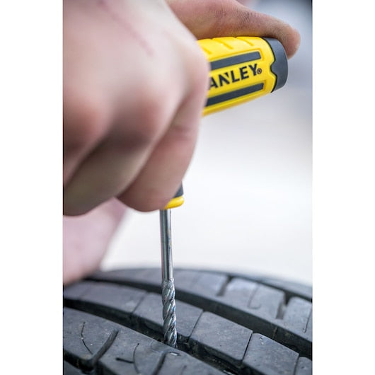 Stanley Flat Tubeless Tyre Repair Kit for Cars/Bikes