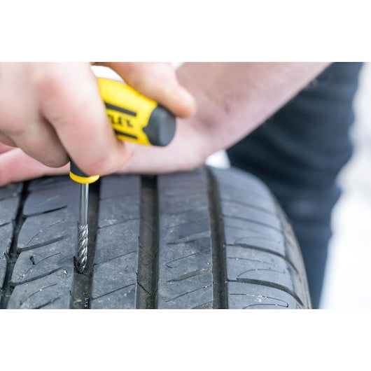 Stanley Flat Tubeless Tyre Repair Kit for Cars/Bikes