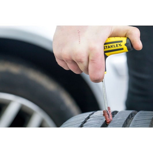 Stanley Flat Tubeless Tyre Repair Kit for Cars/Bikes
