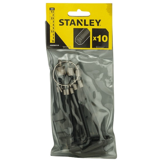 Stanley Hex Key Set Black Finish - Tools Warehouse