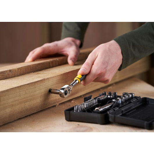 Stanley 37-Pc 1/4" Drive Compact Socket Set