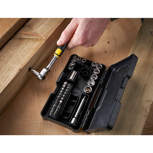 Stanley 37-Pc 1/4" Drive Compact Socket Set