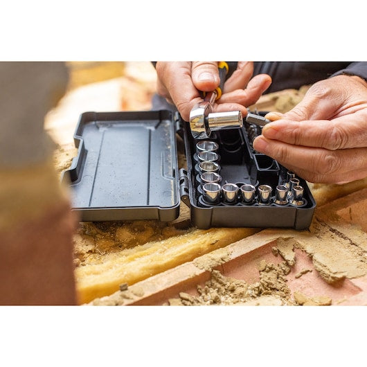 Stanley 37-Pc 1/4" Drive Compact Socket Set