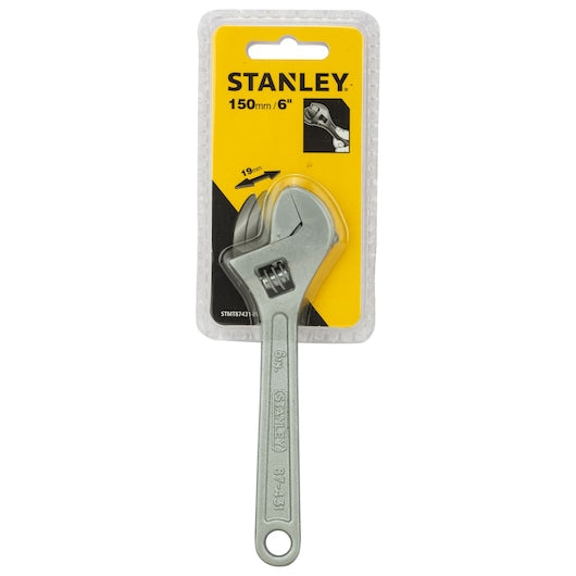 Stanley Adjustable Spanner Chrome 150mm - Tools Warehouse