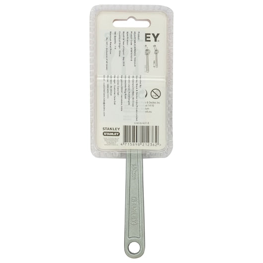 Stanley Adjustable Spanner Chrome 150mm - Tools Warehouse