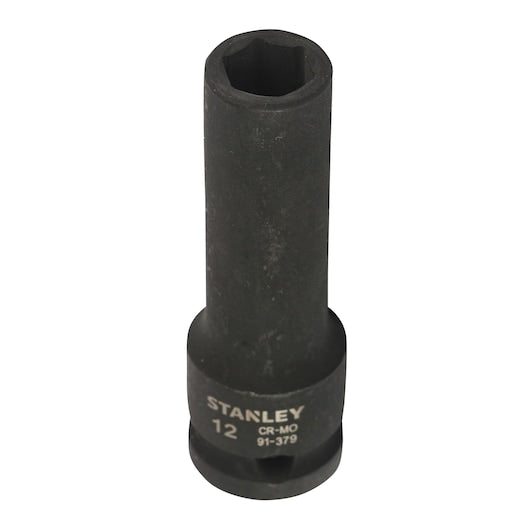 Stanley 12mm 1/2" Drive Deep Impact Socket 6PT