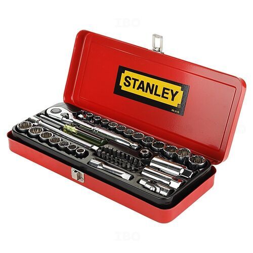 Stanley 46PC 3/8" Sq Dr Socket Set with Ratchet