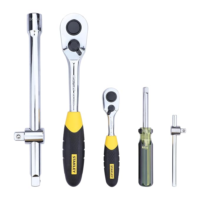 Stanley 86-Pc 1/4 & 1/2" Drive 6PT Metric Socket Set