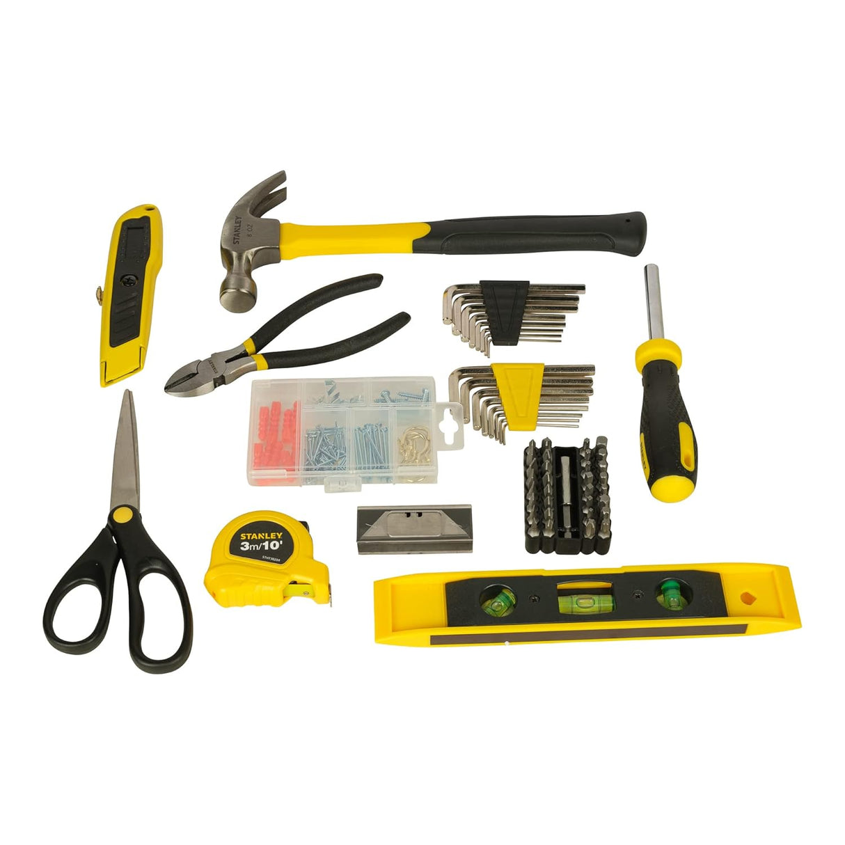 Stanley 167pc Mixed Hand Tool Set - Tools Warehouse