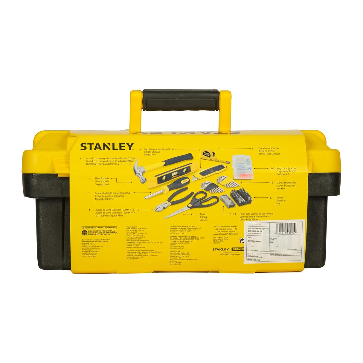 Stanley 167pc Mixed Hand Tool Set - Tools Warehouse