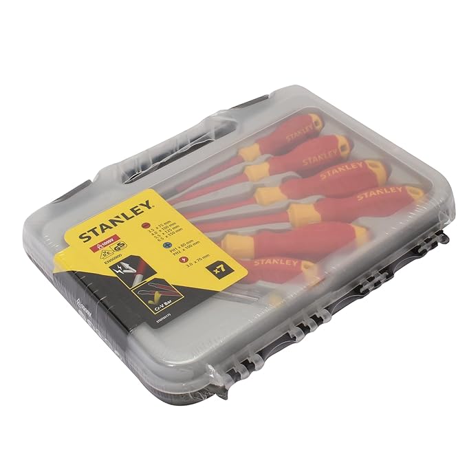 Stanley 7Pc VDE Screwdriver Set + Tester