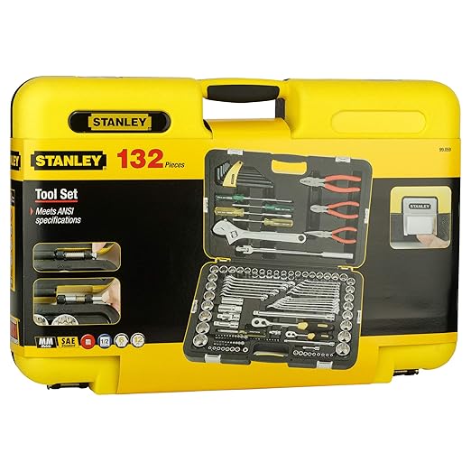 Stanley 99‑059 Metric & AF Tool Kit 132pc - Tools Warehouse