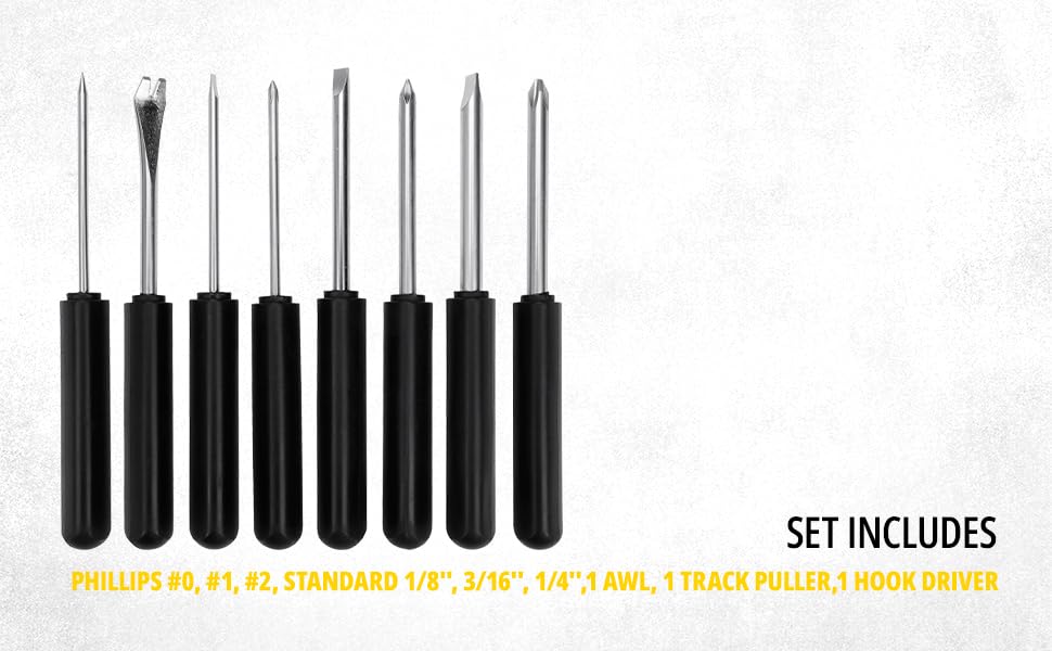 Stanley 9‑Way Professional Screwdriver Set - Tools Warehouse