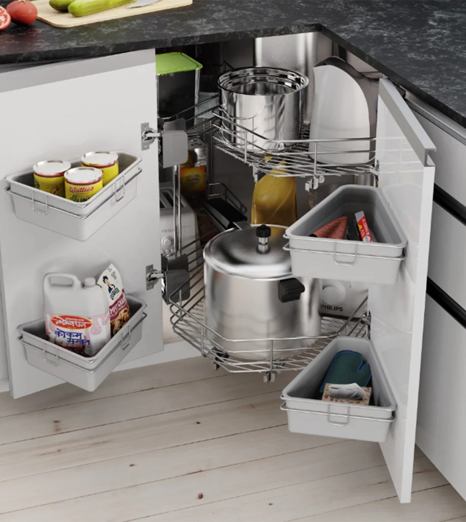 Godrej Super Skido Anthracite Super Corner Solution - Centre Unit