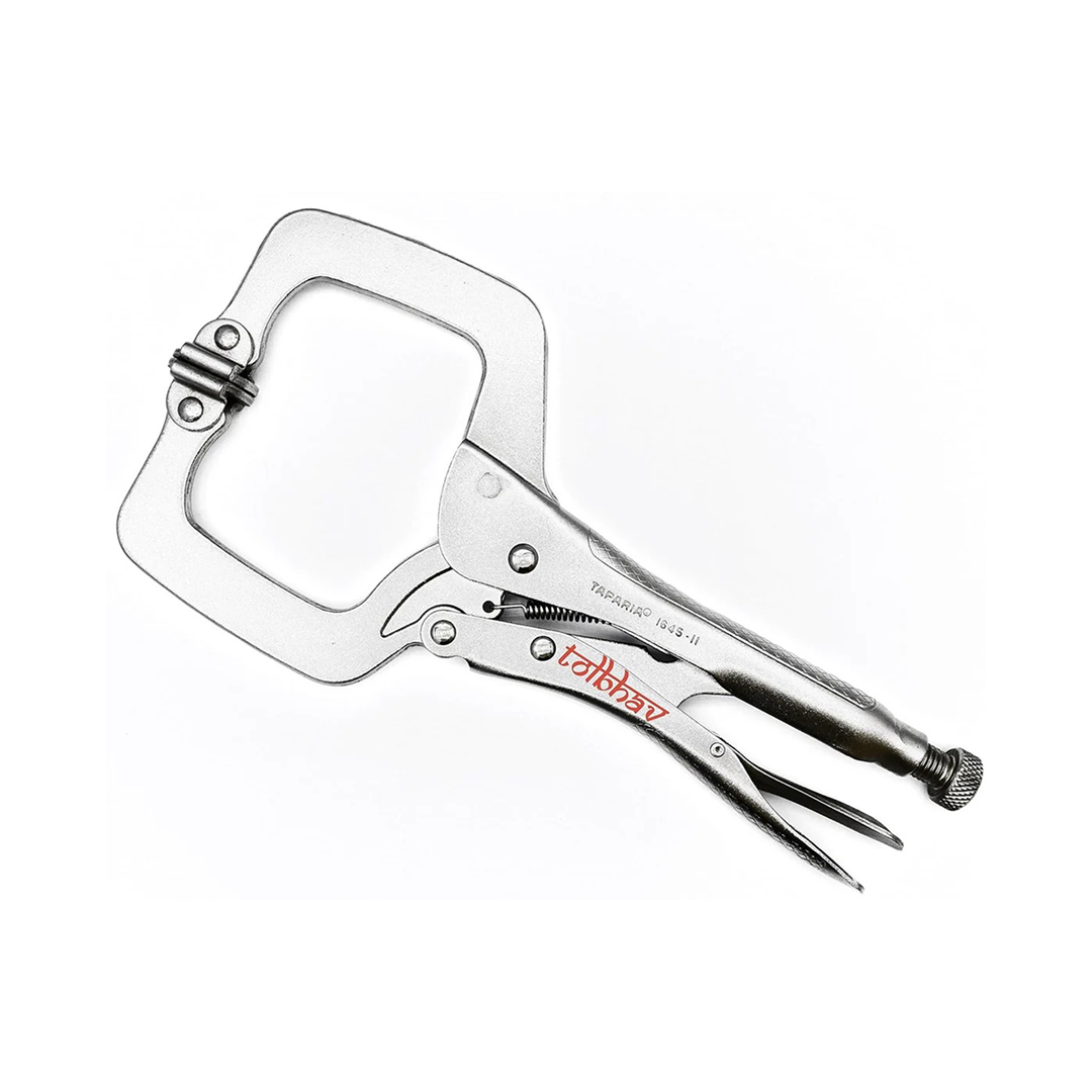 Taparia 1645 Locking Pliers Clamp Swivel Pads 11 Inch
