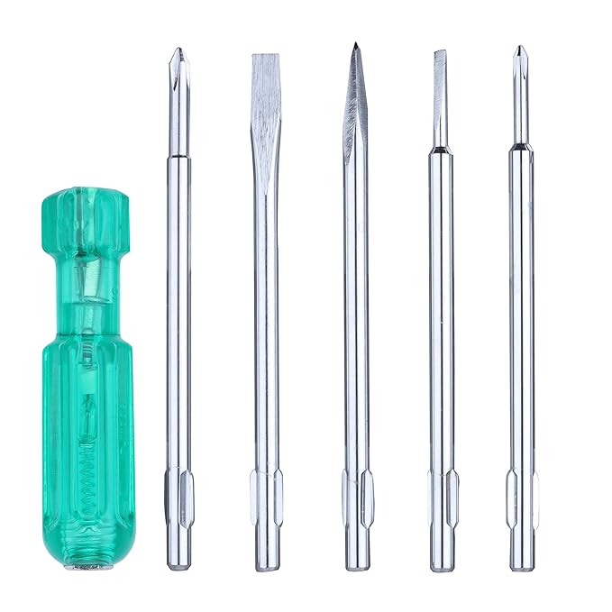 Taparia 802 Neon Bulb Screwdriver Set Silver/Blue
