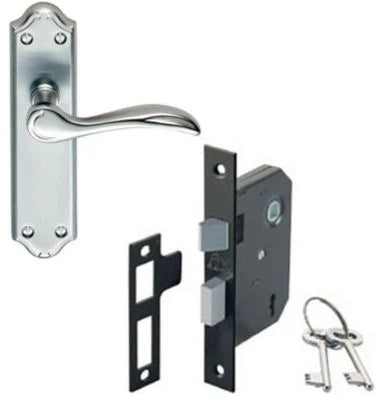 Venus 6 Lever Mortise Lock Satin Steel Model 7295