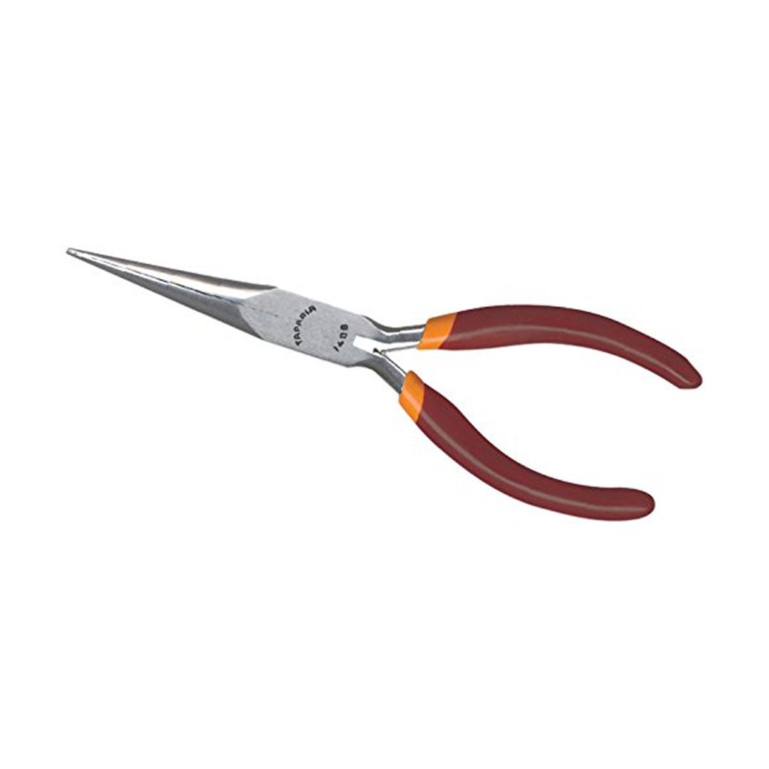 Taparia 1408 Long Needle Mini Plier Silver/Brown