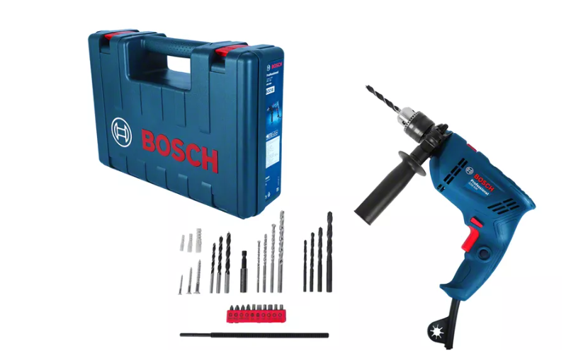 Bosch GSB 600 100pc Kit Corded Impact Drill - Tools Warehouse