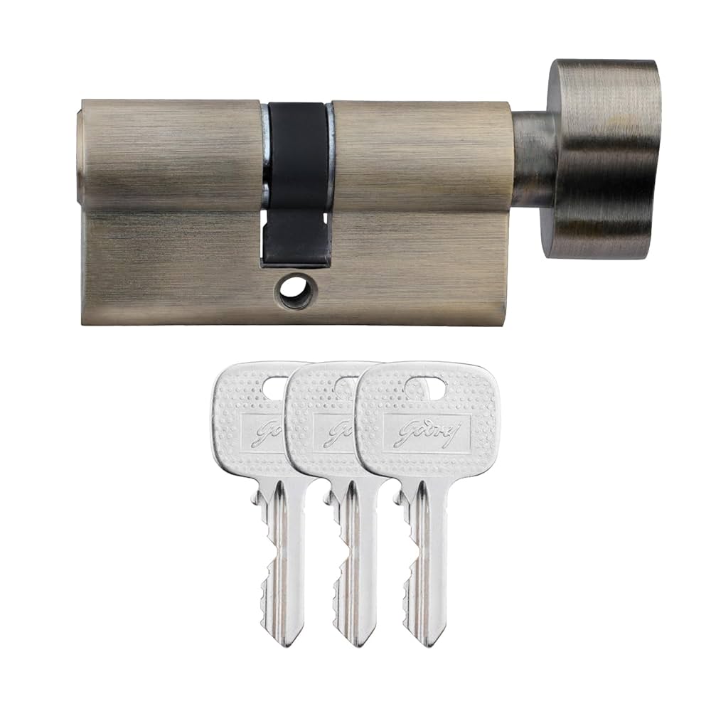 60 mm Eco Pin Cylinder 1CK - Antique Brass