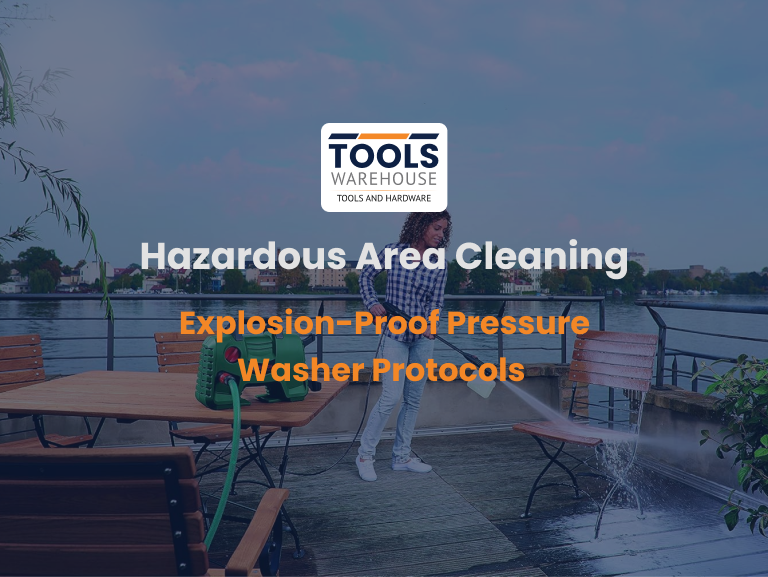 Explosion-proof pressure washer protocols