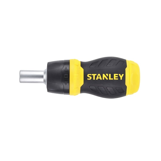 STANLEY MULTIBIT STUBBY RATCHETING SCREWDRIVER