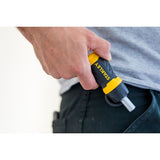 STANLEY MULTIBIT STUBBY RATCHETING SCREWDRIVER