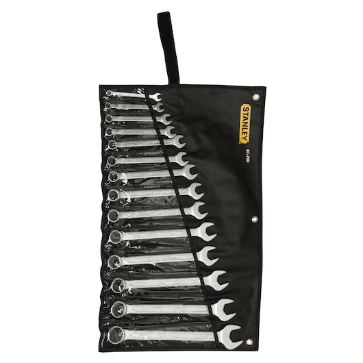 STANLEY SLIMLINE COMBINATION Spanner, 14 Pc MET 10-32 MM