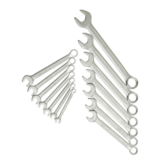 Stanley Slimline Combination Spanner Set 14pc - Tools Warehouse