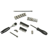 Stanley 35-Pc 1/4" Drive 6PT Socket & Bit Kit