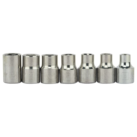 Stanley 46 Pcs 1/4 & 3/8 inch Sq. Drive Socket & Bit Set