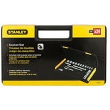 Stanley 46 Pcs 1/4 & 3/8 inch Sq. Drive Socket & Bit Set