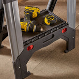 Stanley 685 x 100 x 830 mm FatMax Folding Adjustable Height Aluminium Sawhorse With 1135 Kg Load Capacity