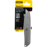 Stanley 18.5 mm Retractable Utility Knife with 3 Heavy-Duty Blades (Classic 99)