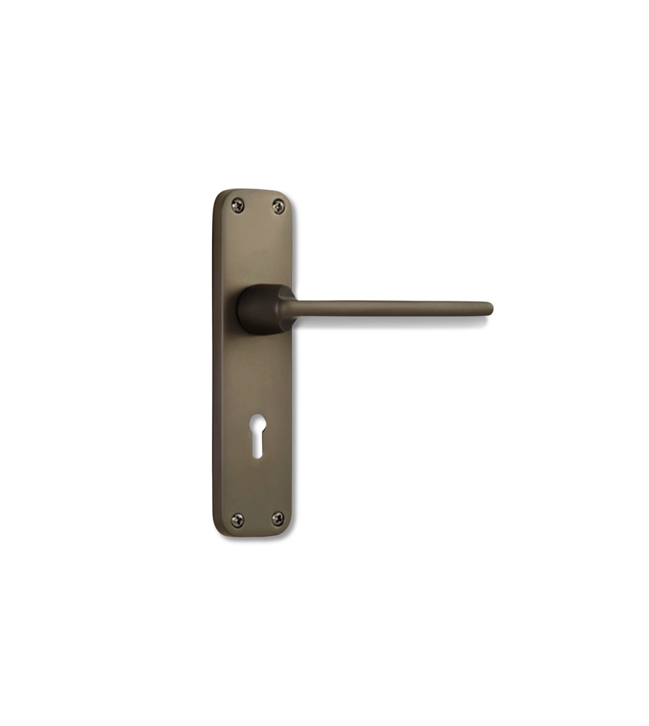 ELC 01 6 Lever Mortise Lock Matte Black Nickel Model 6322