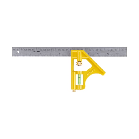 Stanley 300 mm Met DieCast Comb Square