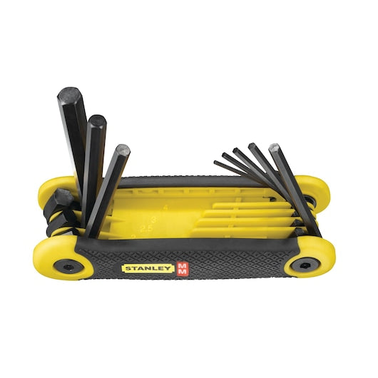 STANLEY® Hex Key Metric Folding Set of 8 pc.