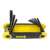 Stanley 9pc SAE Folding Hex Key Set - Tools Warehouse